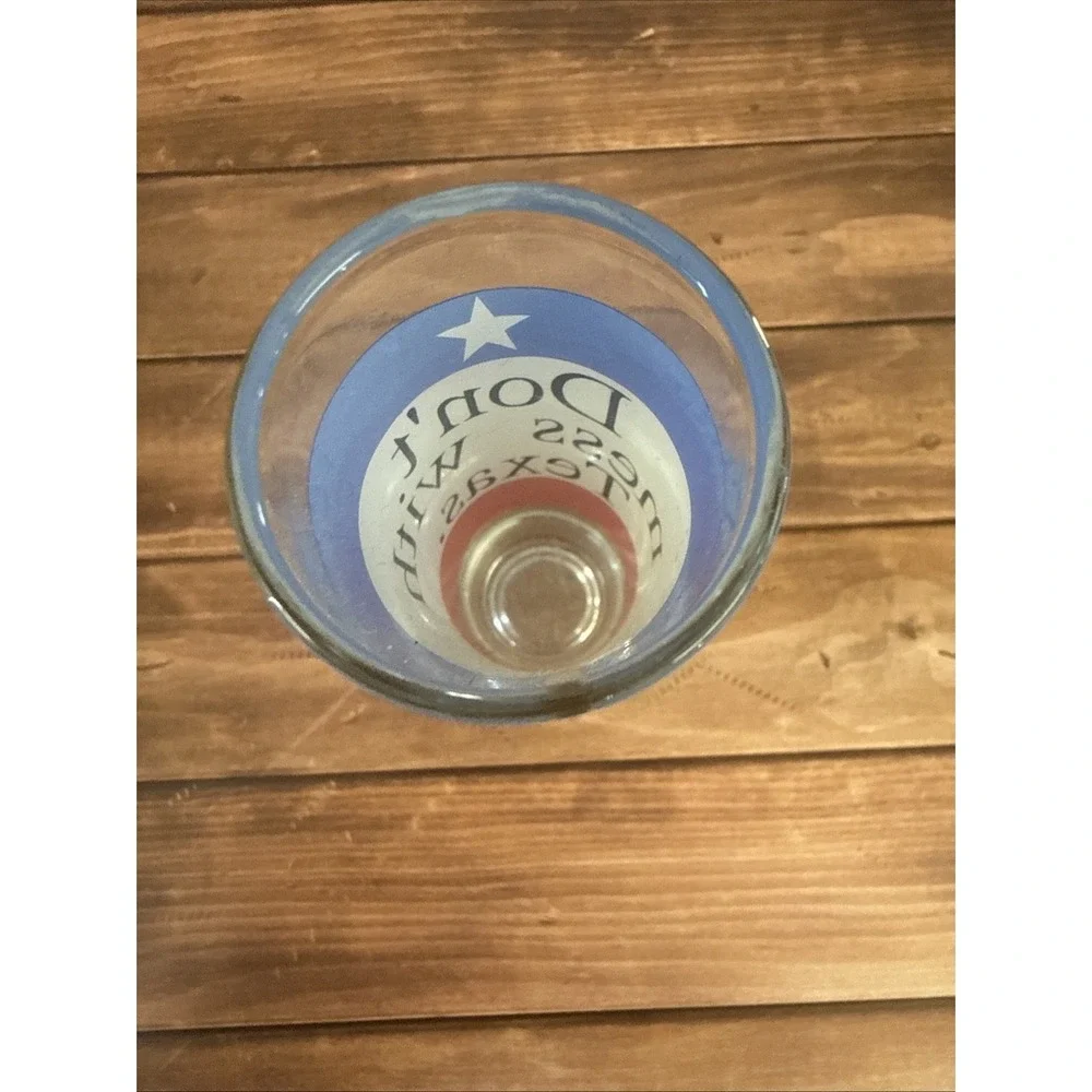 Texas Shot Glass Don't Mess With Texas‎ Double Shot